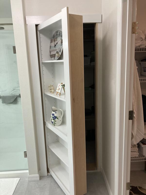 Hidden Single Door Bookcase – Real Wood by Hide-A-Way Doors
