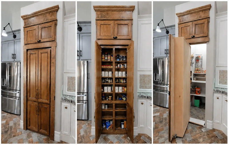 Hidden Doors Aren't Just for Hiding Things: A Better Way to Add Pantry Storage