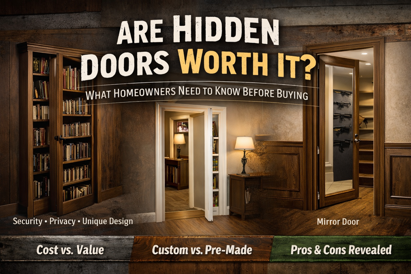 Are Hidden Doors Worth It? What Homeowners Need to Know Before Buying