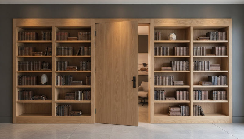Handcrafted Maple Bookcase Doors: The Ultimate Guide to Secret Room Entrances