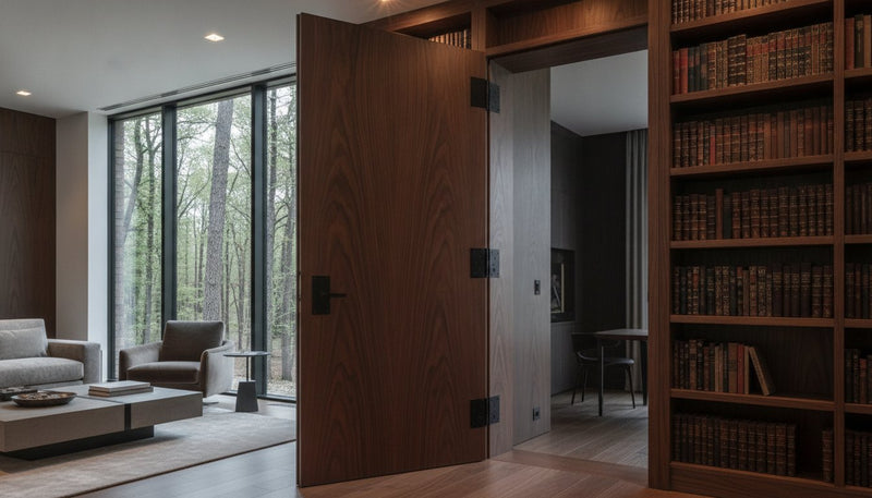 The Ultimate Guide to Walnut Hidden Bookcase Doors: Luxury Meets Security