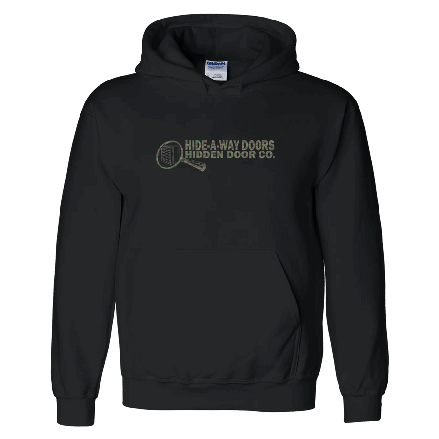Hide-A-Way Hoodie - Cammo Letters