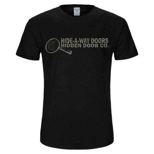 Hidden door t-shirt black with cammo text