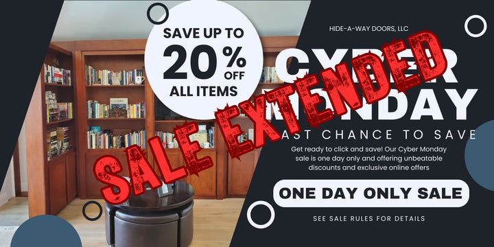 Cyber Monday Hidden Door Sales Banner