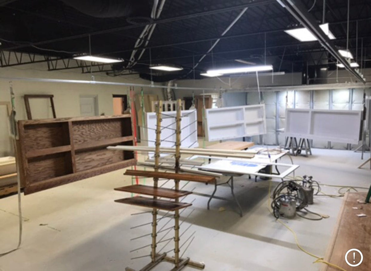 Hide-A-Way Doors professional finishing department