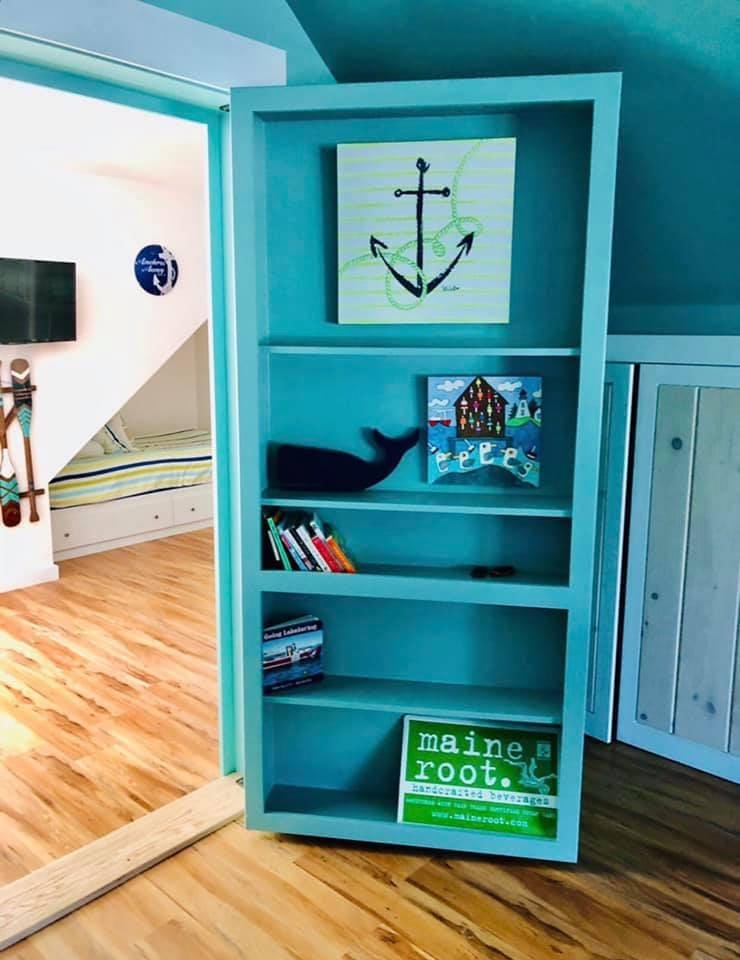 Handcrafted Hide-A-Way hidden bookcase door