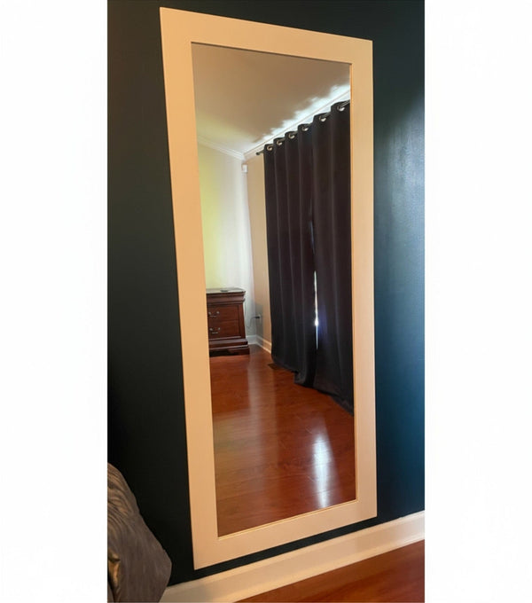 Total concealment hidden mirror door