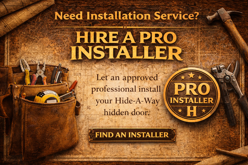 Hide-A-Way Doors installation service banner