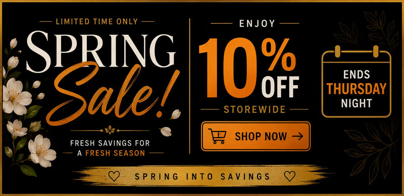 Spring 10% Off sale banner