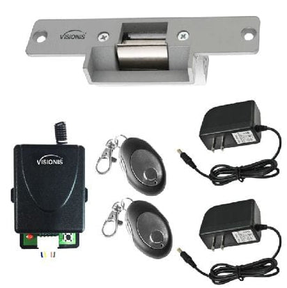 Electronic strike with wireless remote opener