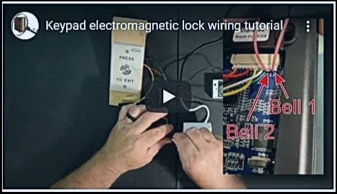 Keypad entry wiring video