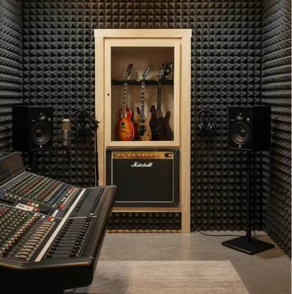 Hidden guitar door