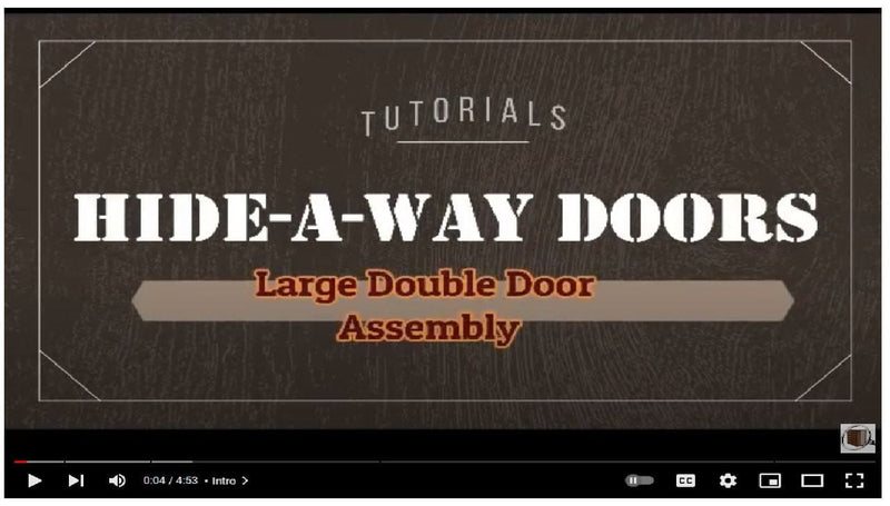 Double Door frame reassembly video