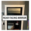 Rear facing mirror with bookcase backing panel designed by Hide-A-Way-Doors2015