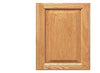 Natural wood full length cabinet doors with raised panel design from Hide-A-Way-Doors2015