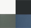 Hide-A-Way-Doors hidden door wood stain samples in white black gray and blue shades