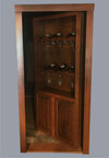 Hidden wine glass door – open hidden entrance