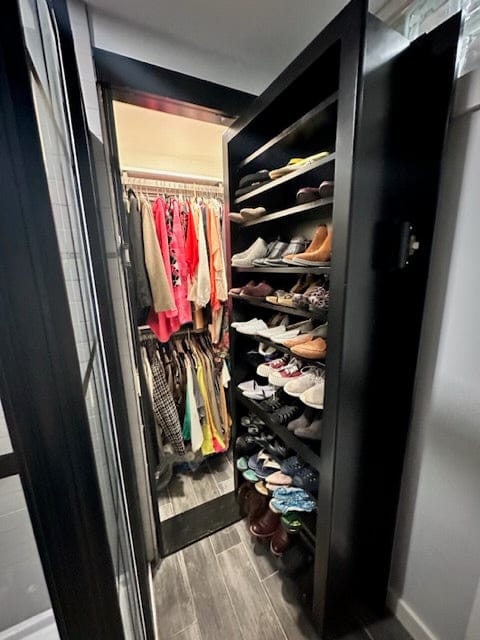 hidden mirror bookcase door