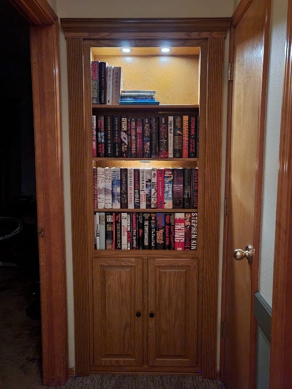 hidden bookcase door