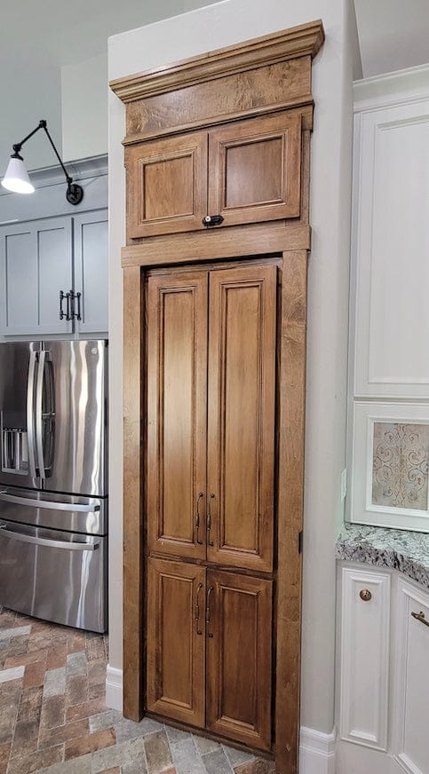 hidden pantry door