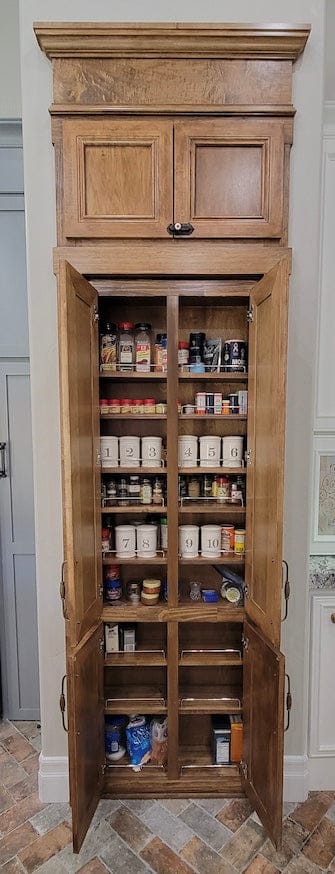 hidden pantry door