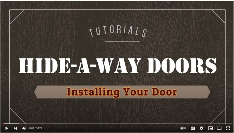 Single Hidden Door installation video