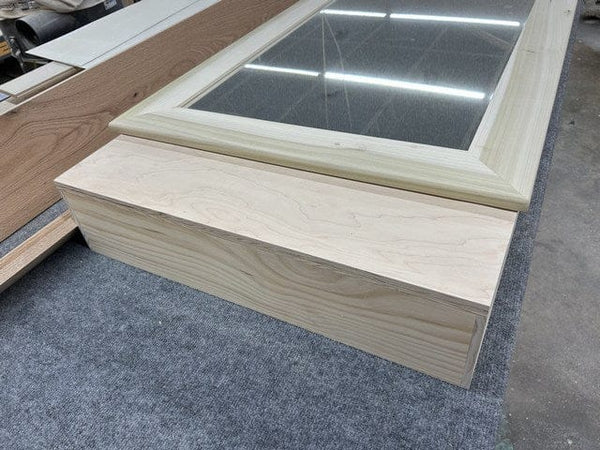 Secret mirror door bottom