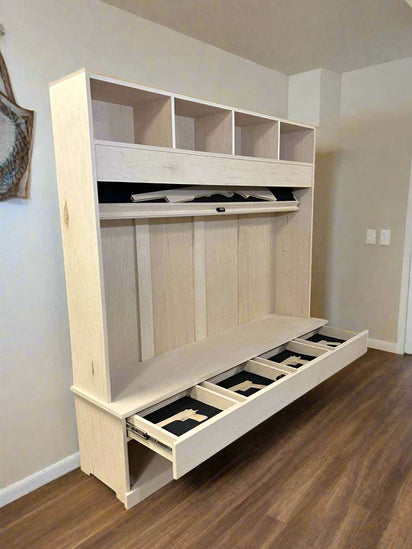 6' Hall Tree with secret compartments