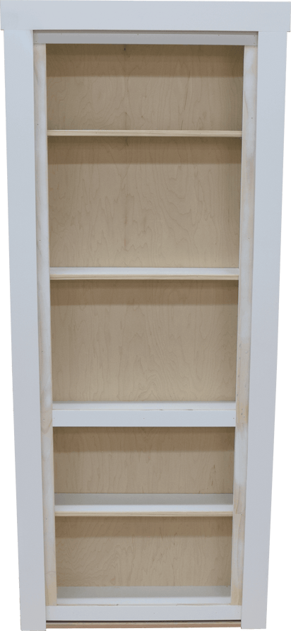 Ready to ship 38" x 80" In swing Right Unfinished Standard Bookcase Door