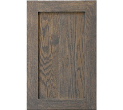 Hide-A-Way Doors hidden door featuring real wood cabinet doors with natural wood grain and dark finish
