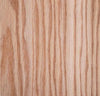 Close-up of real wood hidden door materials showing natural grain and texture in light brown tones