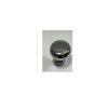 Shiny silver solid wood cabinet door knobs with a smooth rounded design