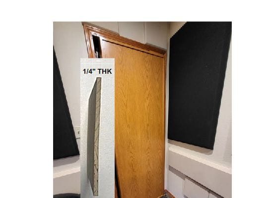 Standard quarter-inch bookcase backing