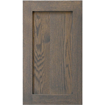 shaker style cabinet door dark stain