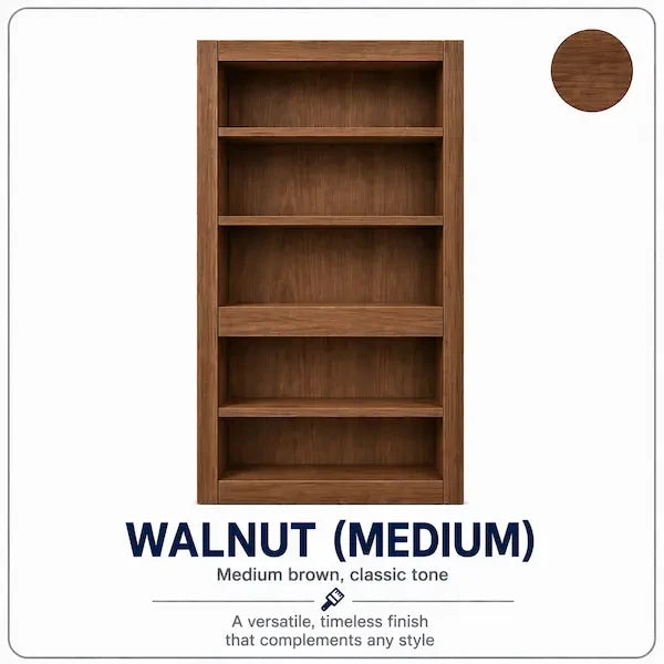 Walnut stain color swatch