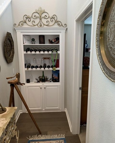 Single Hidden Wine Glass Door